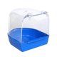 thumbnail image 1 of Jaula para pájaros enjaulada, suministros para loros, bañera para pájaros pequeños, jaula para periquitos canarios con ganchos, accesorio para jaula para pájaros, 1 of 5