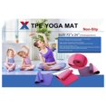 thumbnail image 4 of Yoga Mat Non Slip Extra Thick 6mm - Eco Friendly Exercise Mat for Yoga Pilates, High Density Fitness Mat with Carrying Strap, 72"x24", 4 of 5