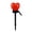 Red, variant on Wovilon Solar Lights Outdoor Waterproof Solar Led Outdoor Suower Garden Lighting, Ip65 Waterproof Lamp, Automatic Charging Solar Garden Lights, Large Realistic Flowers For Courtyard, Front Yard