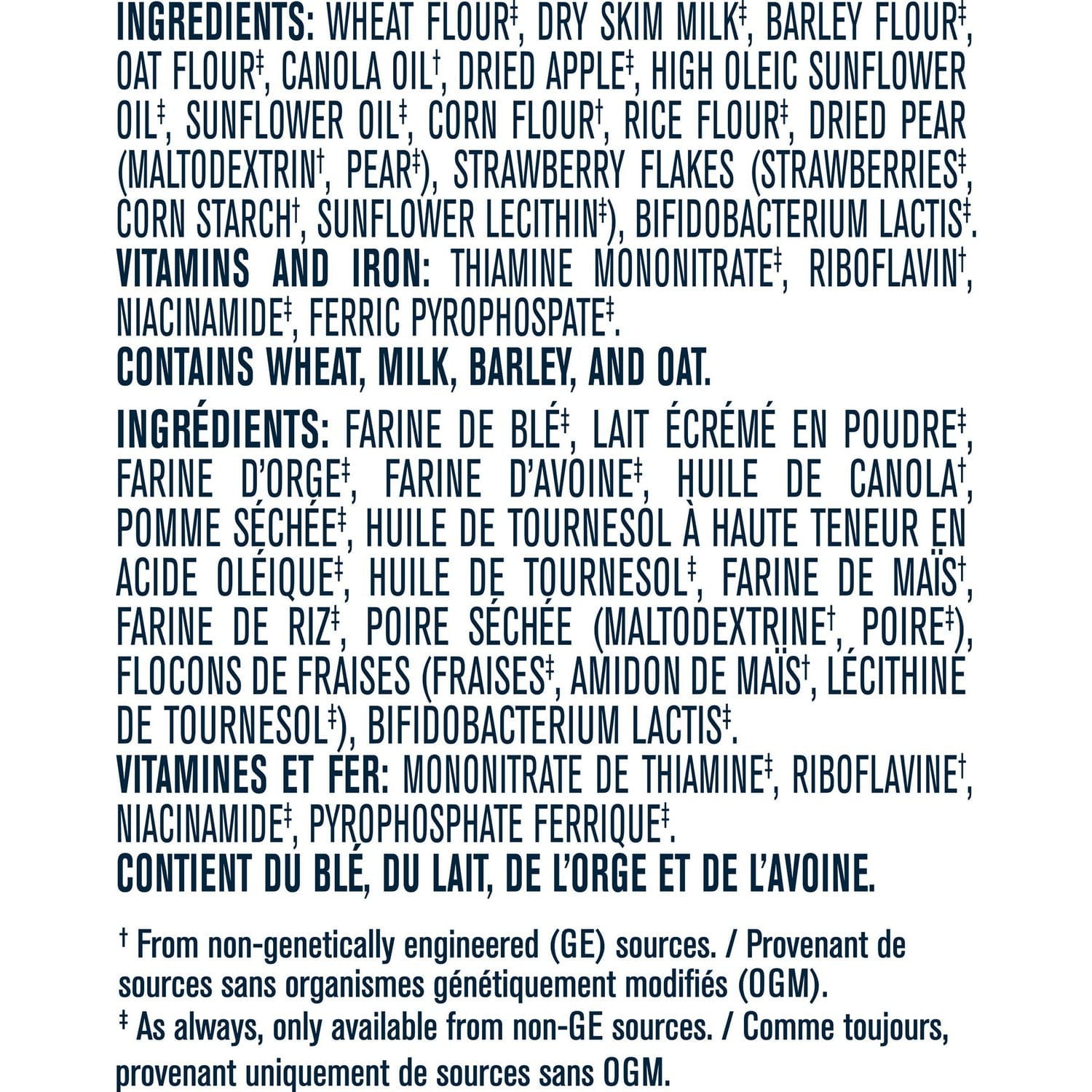 Céréales pour bébés GERBER® Étape 2 Avoine et multigrains avec fruits 227 g 227 GR