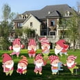 thumbnail image 1 of 8PCS Valentine's Day Yard Signs with Stakes Valentine Gnomes Lawn Decorations Outdoor Love Gnomes Swedish Tomte Elf Corrugated Yard Signs Decor, 1 of 6