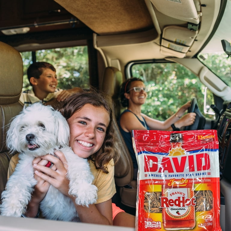 David RedHot Flavored Salted & Roasted Jumbo Sunflower Seeds