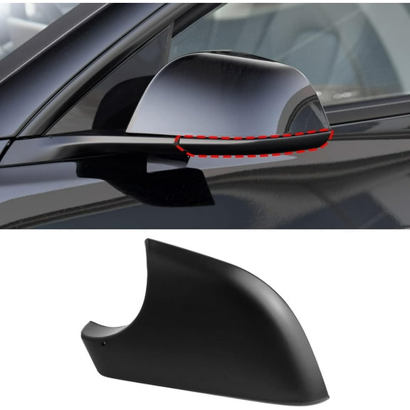 Compatible with Tesla Model 3 Mirror Lower Cover 2017-2024,Left Drive Side Rearview Mirror Base Bottom Cover Trim Replacement for Tesla Model 3 Accessories(Left)