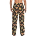 thumbnail image 3 of Balery Heart print Men's Pajama Pants,Ultra Lightweight Pjs,Lounge Pant-XX-Large, 3 of 9