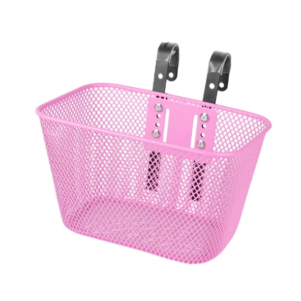 Cesta Delantera Para Bicicleta Infantil – Diseño Dinosaurio/Unicornio, PP Negro, 20x13x15 Cm, Con Correas Ajustables