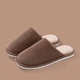 thumbnail image 5 of Kilaqueen Comfy Indoor Scuff Slippers for Women and Men, Memory Foam Slip On Cotton Slippers Cozy Winter Warm Slippers Soft Terry Cloth Breathable House Shoes, 5 of 5
