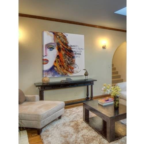 Dazzling Painting Print on Wrapped Canvas