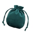 thumbnail image 3 of Bolsa de terciopelo para joyas, regalo de Navidad, organizador con cordón Verde oscuro 95 x 115 cm, 3 of 9
