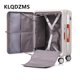 thumbnail image 3 of KLQDZMS maleta para PC de 20 "y 25 pulgadas, funda de embarque para ordenador portátil con apertura frontal de alta calidad, cubierta de carrito con marco de aluminio, equipaje de cabina para mujer, 3 of 4