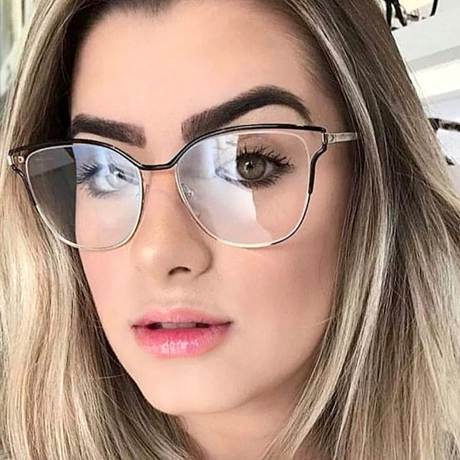 Women Cat Eye Bifocal Reading Glasses Transition Photochromic UV400 Sunglasses Readers 