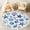 Color 3, variant on Washable Non Slip 3ft Round Rug, Dinosaur baby boy Sweet dino palm Scandinavian cute print Circle Area Rugs with Tassels Carpet for Nursery Bedroom Living Room Playroom Tent Rug