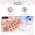 thumbnail image 2 of Craft Beads TINKRSTUFF con diamantes de imitación rosa AB, 200 unidades, 1 cm, 2 of 6