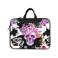 thumbnail image 2 of YFYANG 14 inch Universal Laptop Bag Oxford Cloth Laptop Sleeve, Multi-functional Vintage Floral Butterfly Skull Pattern Notebook Computer Messenger Bag Handbag, 2 of 8