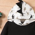 thumbnail image 6 of Karoyedx Toddler Boys Clothes Toddler Baby Boy Clothes Dinosaur Hoodie+Pant 2Pcs Outfit Set 9M-5T Toddler Baby Boy Fall Winter Outfits Black Size,3-4 Years, 6 of 7