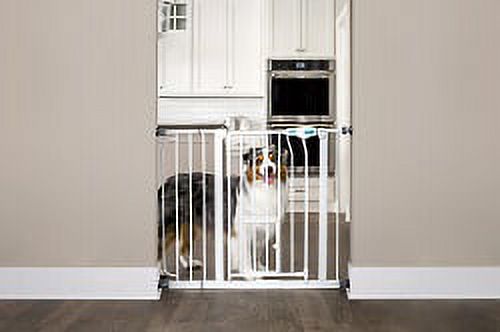 Carlson Extra Wide Walk Through Pet Gate with Small Pet Door, Pressure Mount Kit Included, Stands 30" Tall & Extends 29"-36.5" Wide - image 4 of 5