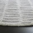 thumbnail image 3 of SAFAVIEH Metro Regius Geometric Area Rug, Silver/Grey, 6' x 6' Round, 3 of 8