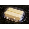 thumbnail image 4 of Handy Housewares Large Double-Wide Clear Acrylic Butter Serving Storage Dish with Lid, 4 of 5