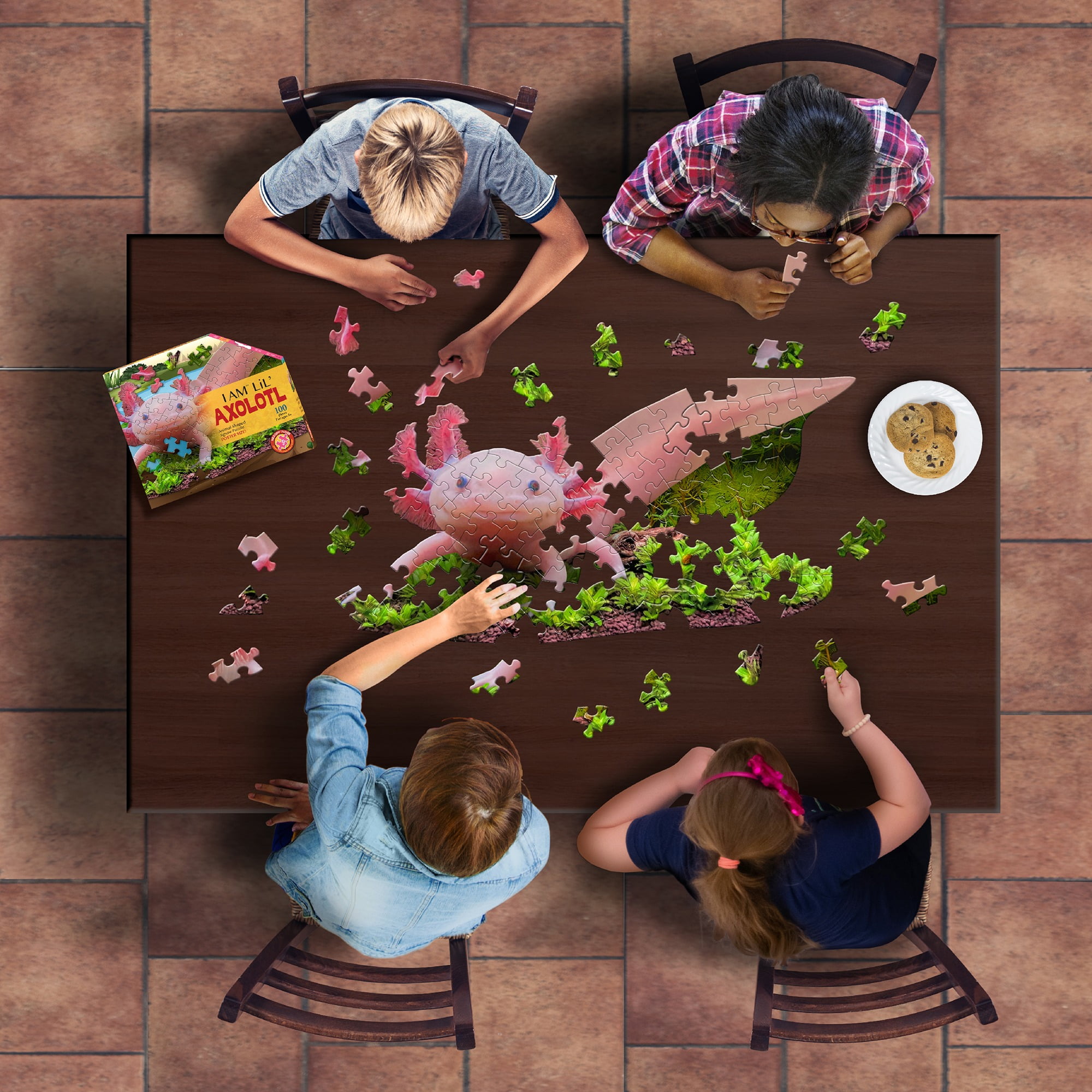 I Am LiL' Axolotl Jigsaw Puzzle, 100 Pieces