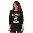 thumbnail image 4 of Corgi Mom Dog Pet Parent Fur Mama Women's Long Sleeve T Shirt Brisco Brands M, 4 of 6