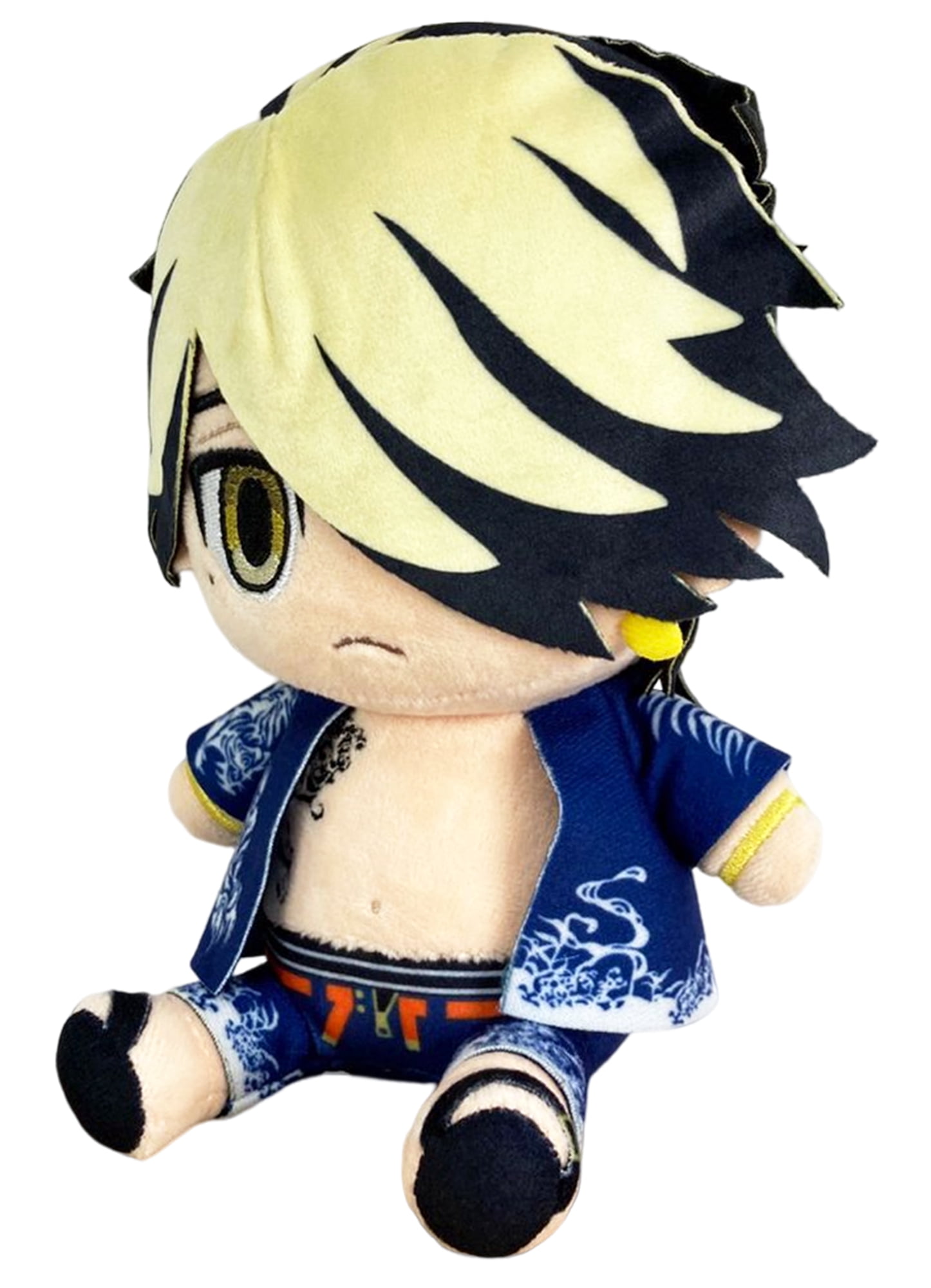 Tokyo Revengers - Hanemiya Kazutora Sitting Pose Plush 7