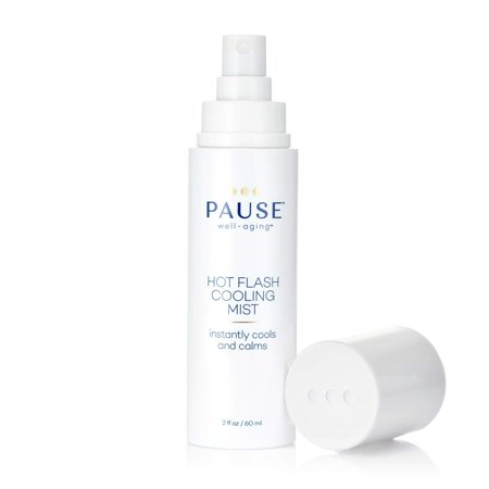 Pause Hot Flash Cooling Mist, Calming Mist Spray for Reducing Redness, 2 fl