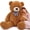 Brown-Teddy, variant on MorisMos Brown Giant Teddy Bear 6ft Stuffed Animal "I Love You" Red Heart Jumbo Human Size Teddy Bear