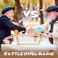 thumbnail image 5 of Batalla de Globos de Bambú - Marionetas de esgrima de madera hechas a mano (2024), Juego de batalla de robots de madera para 2 jugadores, Batalla de globos de ritmo rápido, 5 of 5