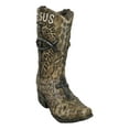 thumbnail image 6 of Western Spike Nail Ichthys Fish Crown Of Thorns Jesus Cowboy Boot Vase Holder, 6 of 10