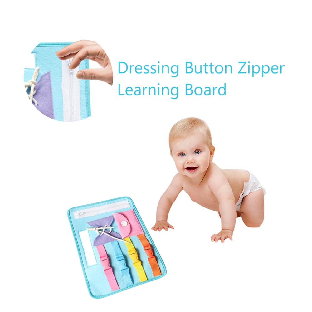 baby toys with zippers and buttons