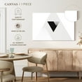 thumbnail image 5 of Elephant Stock Abstract Triangle Wall Art - Horizontal Canvas Wall Art - Living Room Wall Decor - Abstract Canvas - White And Black Decor - 12" x 8", 5 of 8