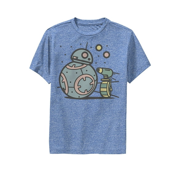 Boy's Star Wars: The Rise of Skywalker Droid Cuties Performance Graphic Tee Royal Blue Heather X Large