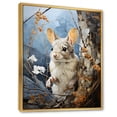 thumbnail image 2 of Designart "Observer Pastoral Rodent Silent wall art" Animals Floater Framed Canvas Wall Art, 2 of 7