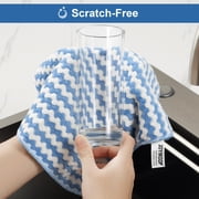 JOYMOOP Microfiber Cleaning Cloths – 18 Pack, 10 x 10, Blue