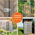 thumbnail image 5 of 2x Pestillos de puerta de acero inoxidable Pestillos de perno con pestillos deslizantes para puertas puertas de jardín ventanas WC establos cobertizos de basura inoxidable con tornillos, 5 of 5