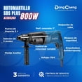 thumbnail image 2 of Rotomartillo Cincelador Industrial Sds Plus 800w Dongcheng azul Estándar, 2 of 7