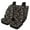 Dachshund Dog Paw Print, variant on Jeiento Fall Floral Car Seat Protectors Full Set Flowers Includes Front and Back Seat Cover Rear Split Bench Seat Protector,All-Season and Universal Fit Auto Interior Accessories