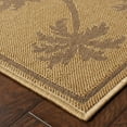thumbnail image 5 of HomeRoots 507631 8 x 11 ft. Stain Resistant Indoor & Outdoor Area Rug, Beige, 5 of 6