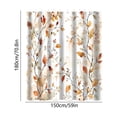 thumbnail image 3 of Halloween Shower Curtain Vintage Fall 70.9x59.1in Polyester Waterproof & Quick Dry for Bathroom Bathtub Home Apartment by MPOISVA, 3 of 6