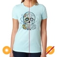 thumbnail image 1 of Camiseta (mediana) Delsol Delsol Day of the Dead T-Shirt - Ice Blue Camiseta (mediana) Unisex 1Pc, 1 of 1