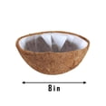 thumbnail image 2 of Coconut Fiber Planter Liner for Hanging Baskets – Coir and Non-Woven Fabric Insert for Pots and Wall Planters(), 2 of 6