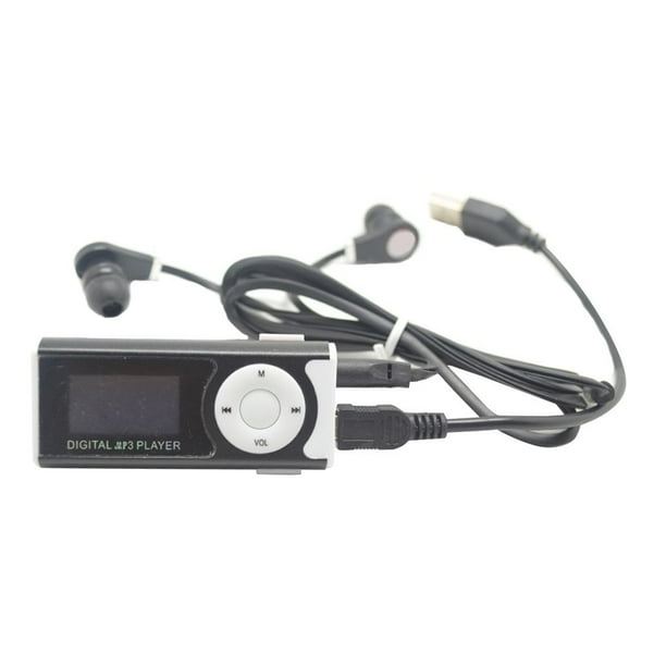 Sidaley Reproductor de música Digital MP3 Mini USB OLED pantalla MP3 soporte 16/32GB TF tarjeta luz Clip diseño linterna para Type9 NO9