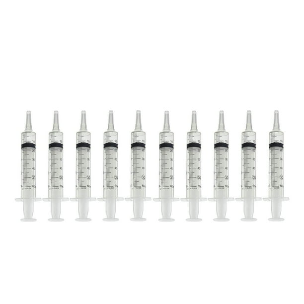 60ML Sterile Syringe Only with Catheter Tip Tip 10 Syringes Without a