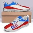 thumbnail image 4 of Puerto Rico Shoes Men Women Running Tennis Shoes Breathable Casual Puerto Rico Flag Sneakers White Size 10, 4 of 5