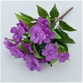 thumbnail image 3 of Realistic Impatiens Floral Arrangement For Home Indoor Outdoor Use Wedding Event Long Lasting Flowers, 3 of 4