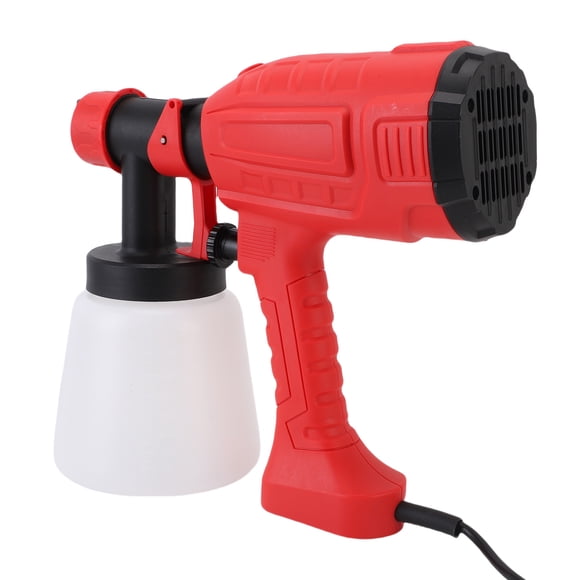 Electric Paint Sprayer, Paint Sprayer with 2 Nozzles, 3 Patterns, Electric Spray for House Furniture Cabinet Fence Wall Painting Garden Home