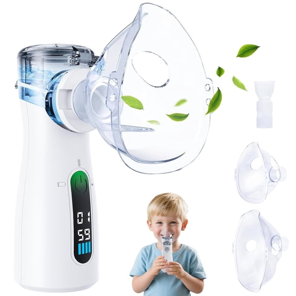 Handheld Mini Mist Sprayer – Portable, Quiet, Dual Power Personal Humidifier