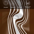 thumbnail image 5 of Brown White Stripe Cloth Napkins, Modern Rustic Vertical Striped Washable and Reusable Dinner Napkins Set of 4, Table Napkin for Kitchen Party Birthday Wedding Hotel Housewarming 20"x20", 5 of 8