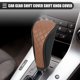 thumbnail image 2 of Funda universal para palanca de cambios manual de coche con cremallera, funda para palanca de cambios, funda para palanca de cambios, moderna, piel sintética, color negro y marrón, 2 of 7