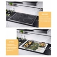thumbnail image 2 of Large Induction Cooktop Protector Mat Ginkgo Leaves Stove Top Covers for Electric Stove, Marble Modern Abstract Art Green Golden Decorative Stove Burner Cover Mats, Glass Top Stove Cover, 2 of 7
