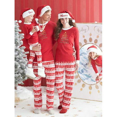 Starvnc Family Cute Matching Children Adult Pajamas Set